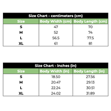 Load image into Gallery viewer, Size Chart Relaxed T-shirt
